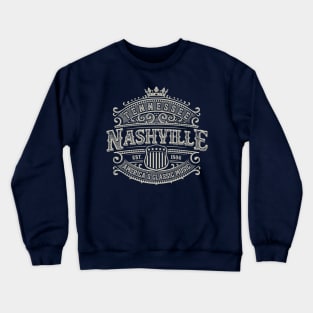 Nashville Tennessee Music City Crewneck Sweatshirt